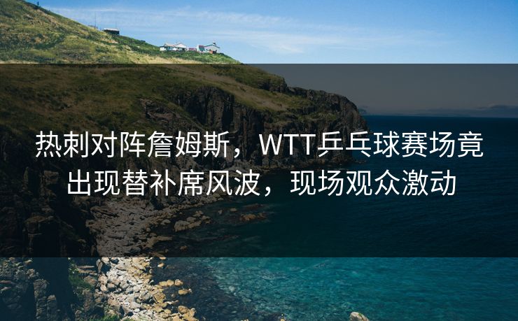 热刺对阵詹姆斯，WTT乒乓球赛场竟出现替补席风波，现场观众激动
